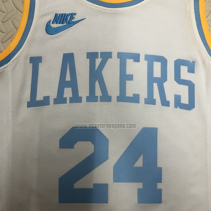 Camiseta Los Angeles Lakers Kobe Bryant NO 24 Classic 2022-23 Blanco